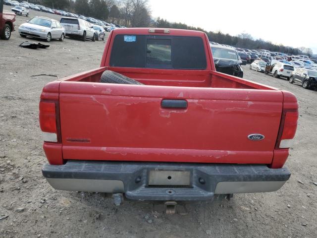 1FTYR14X6YTA38896 - 2000 FORD RANGER SUPER CAB RED photo 6