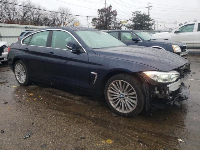 WBA4A7C5XFD415081 - 2015 BMW 428 XI GRAN COUPE BLUE photo 4