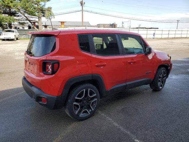 ZACNJCAB3MPM80939 - 2021 JEEP RENEGADE SPORT RED photo 3