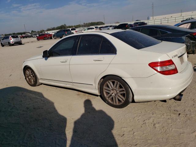 WDDGF81X89F300974 - 2009 MERCEDES-BENZ C 300 4MATIC WHITE photo 2