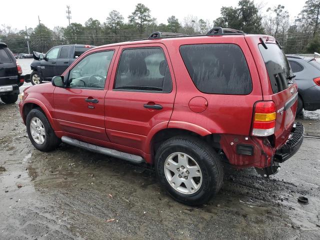 1FMCU93137KB51578 - 2007 FORD ESCAPE XLT RED photo 2