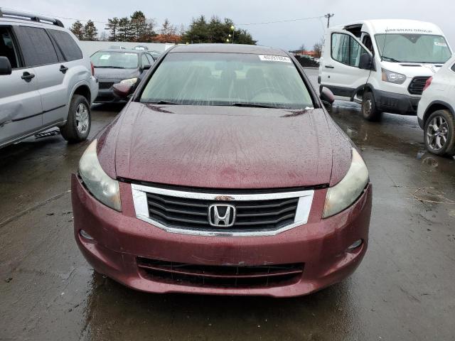 1HGCP36828A024248 - 2008 HONDA ACCORD EXL MAROON photo 5