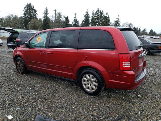 2A4RR4DE5AR250281 - 2010 CHRYSLER TOWN & COU LX RED photo 2