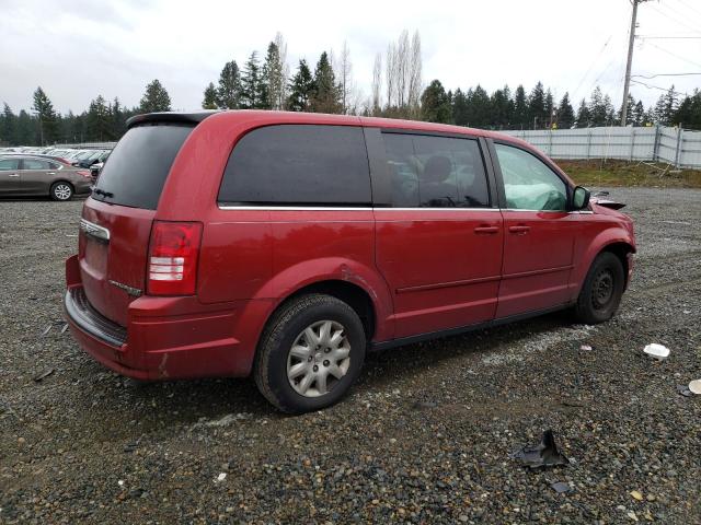 2A4RR4DE5AR250281 - 2010 CHRYSLER TOWN & COU LX RED photo 3