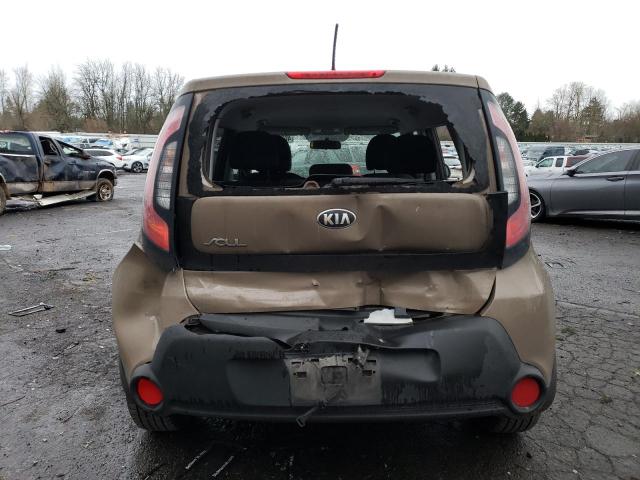 KNDJP3A57F7129588 - 2015 KIA SOUL + BROWN photo 6