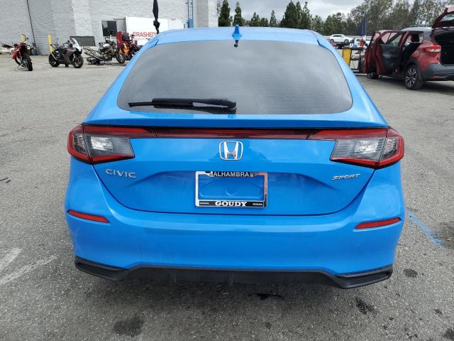 19XFL2H81NE004922 - 2022 HONDA CIVIC SPORT BLUE photo 6