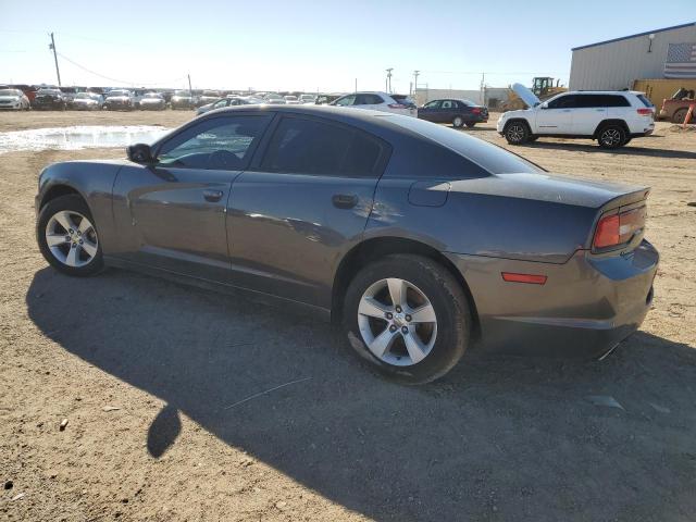 2C3CDXBG6DH591512 - 2013 DODGE CHARGER SE GRAY photo 2