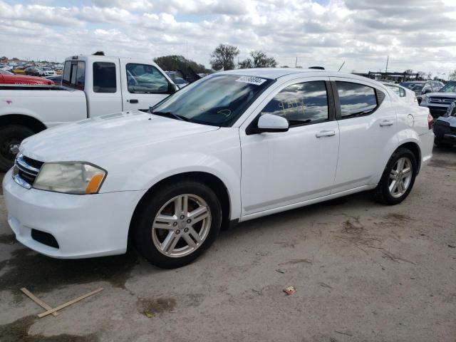 1C3CDZCB8CN266221 - 2012 DODGE AVENGER SXT WHITE photo 1