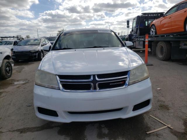 1C3CDZCB8CN266221 - 2012 DODGE AVENGER SXT WHITE photo 5