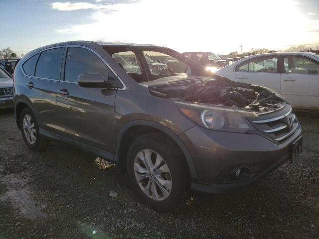 2HKRM4H71EH621875 - 2014 HONDA CR-V EXL BROWN photo 4