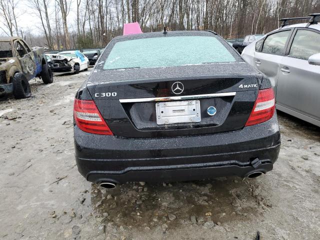 WDDGF8BB6CR207458 - 2012 MERCEDES-BENZ C 300 4MATIC BLACK photo 6