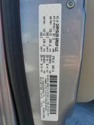 2C4RDGCG0DR545642 - 2013 DODGE GRAND CARA SILVER photo 13