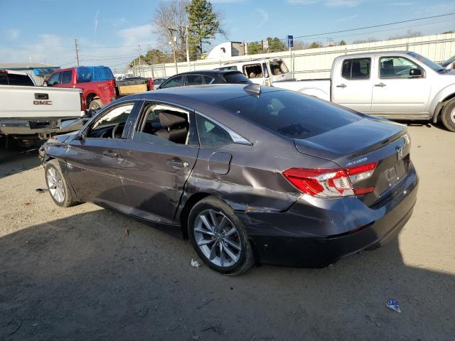 1HGCV1F11MA124316 - 2021 HONDA ACCORD LX GRAY photo 2