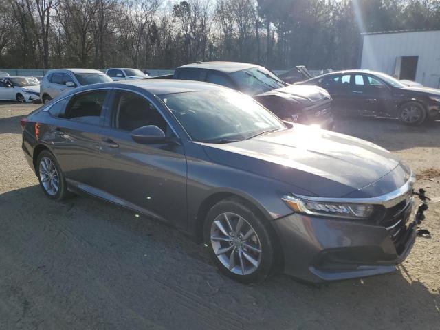 1HGCV1F11MA124316 - 2021 HONDA ACCORD LX GRAY photo 4