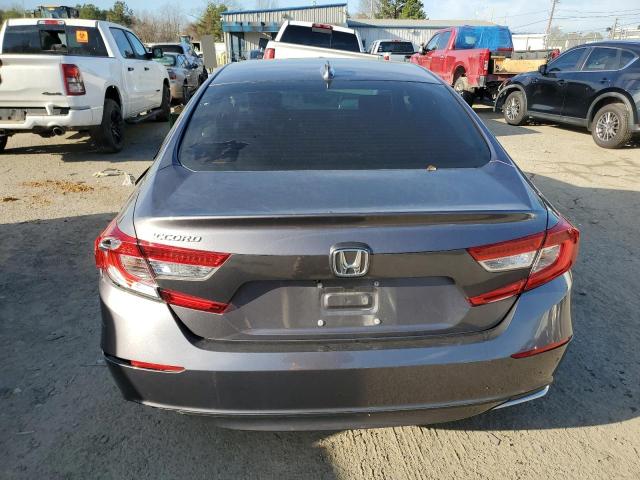 1HGCV1F11MA124316 - 2021 HONDA ACCORD LX GRAY photo 6