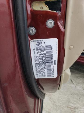 4T1BF28B7YU085069 - 2000 TOYOTA AVALON XL RED photo 12