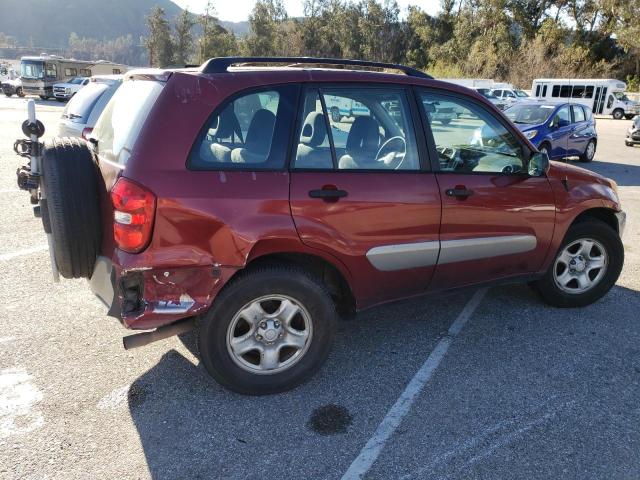 JTEGD20V740037784 - 2004 TOYOTA RAV4 RED photo 3