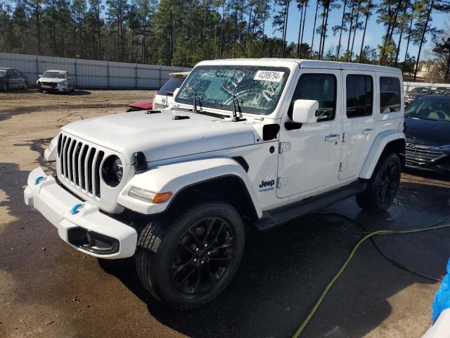 1C4JJXP67MW716434 - 2021 JEEP WRANGLER U SAHARA 4XE WHITE photo 1