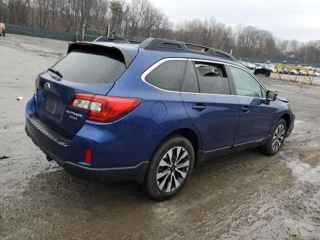 4S4BSENC2G3225124 - 2016 SUBARU OUTBACK 3.6R LIMITED BLUE photo 3