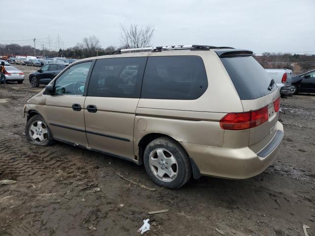 2HKRL1853YH613667 - 2000 HONDA ODYSSEY LX BEIGE photo 2