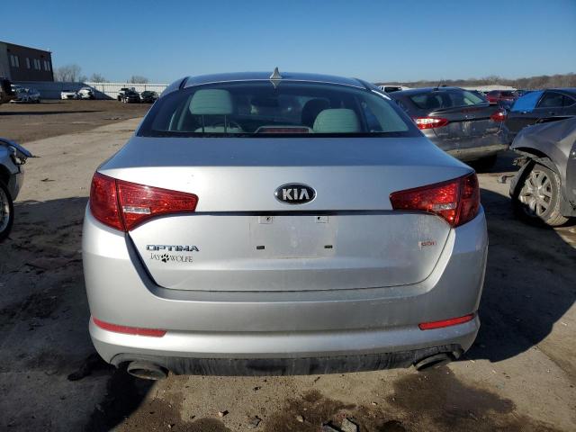 KNAGM4A72D5323574 - 2013 KIA OPTIMA LX SILVER photo 6