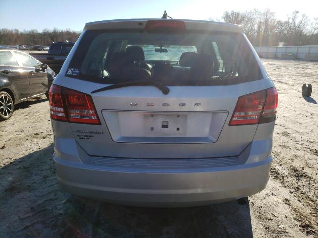 3C4PDCAB6ET148670 - 2014 DODGE JOURNEY SE SILVER photo 6