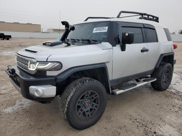 JTEBU11F770054536 - 2007 TOYOTA FJ CRUISER SILVER photo 1