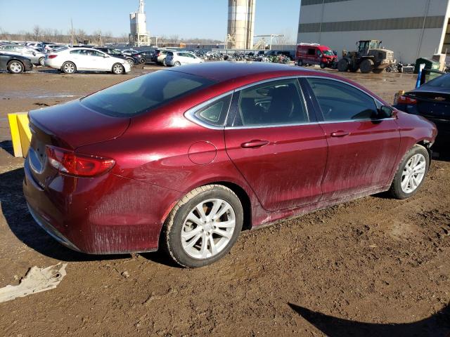 1C3CCCAB8FN730762 - 2015 CHRYSLER 200 LIMITED RED photo 3