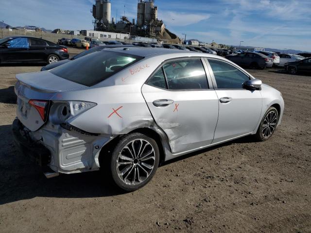 2T1BURHEXEC077506 - 2014 TOYOTA COROLLA L SILVER photo 3