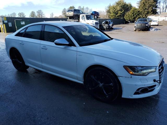 WAUJ2AFC2DN086522 - 2013 AUDI S6 WHITE photo 4