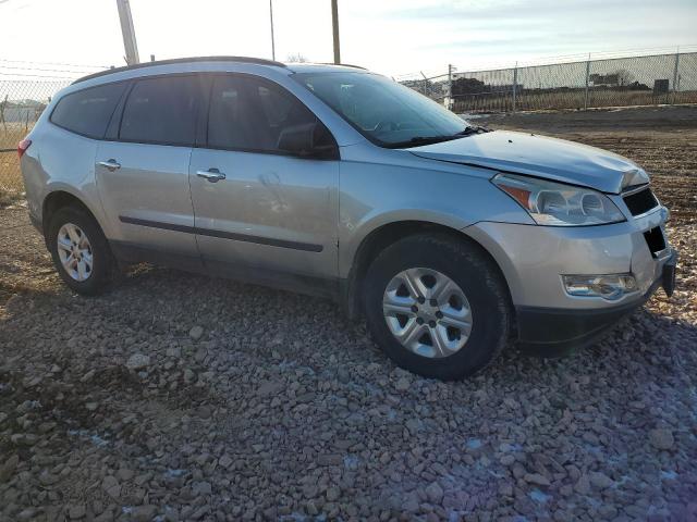 1GNKVEED5CJ146094 - 2012 CHEVROLET TRAVERSE LS SILVER photo 4