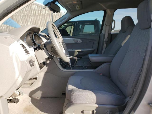 1GNKVEED5CJ146094 - 2012 CHEVROLET TRAVERSE LS SILVER photo 7