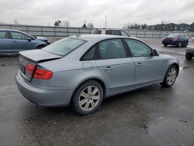 WAULF78K69N067306 - 2009 AUDI A4 2.0T QUATTRO BLUE photo 3