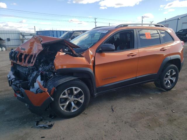 1C4PJMBS3FW664736 - 2015 JEEP CHEROKEE TRAILHAWK 橙色 照片 1