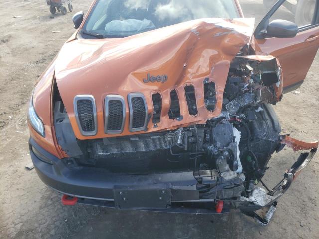 1C4PJMBS3FW664736 - 2015 JEEP CHEROKEE TRAILHAWK ORANGE photo 11