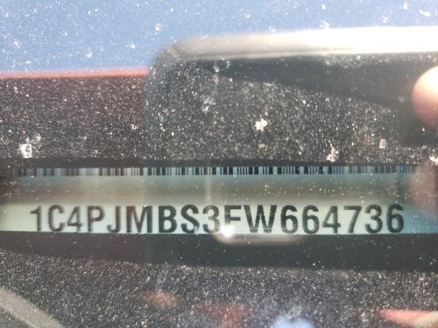 1C4PJMBS3FW664736 - 2015 JEEP CHEROKEE TRAILHAWK 橙色 照片 12