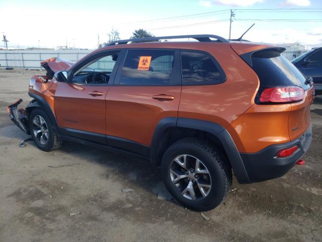 1C4PJMBS3FW664736 - 2015 JEEP CHEROKEE TRAILHAWK ORANGE photo 2