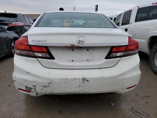 19XFB2F53EE062767 - 2014 HONDA CIVIC LX WHITE photo 6