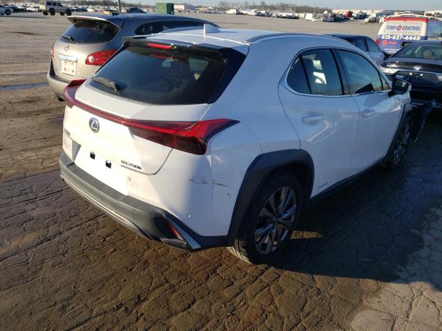 JTHU9JBH3K2005926 - 2019 LEXUS UX 250H WHITE photo 3