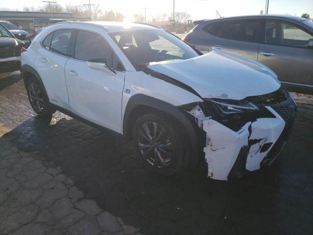 JTHU9JBH3K2005926 - 2019 LEXUS UX 250H WHITE photo 4