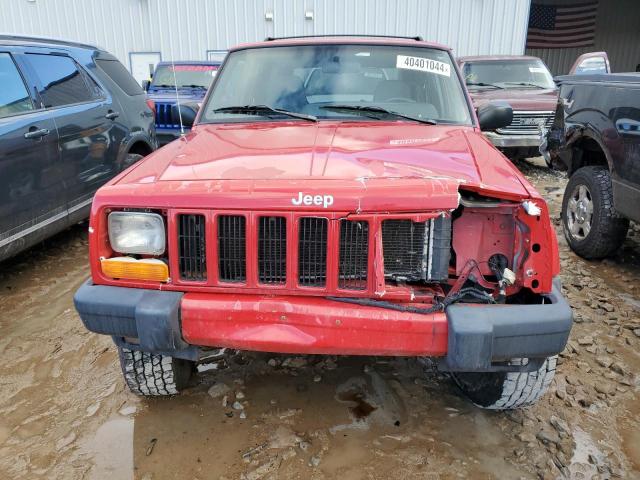 1J4FF48S4YL204312 - 2000 JEEP CHEROKEE SPORT RED photo 5