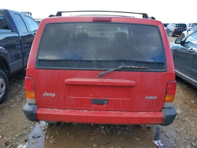 1J4FF48S4YL204312 - 2000 JEEP CHEROKEE SPORT RED photo 6
