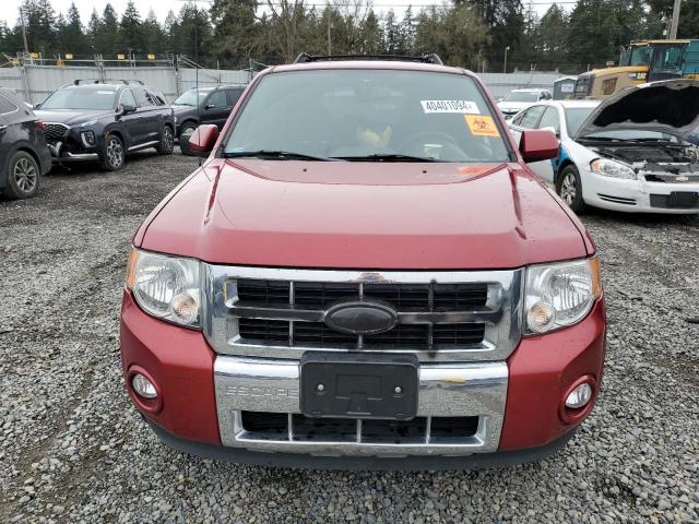 1FMCU9E74CKB93351 - 2012 FORD ESCAPE LIMITED RED photo 5