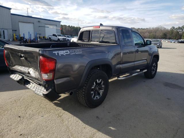 5TFSZ5AN2GX006714 - 2016 TOYOTA TACOMA ACCESS CAB ნაცრისფერი ფოტო 3