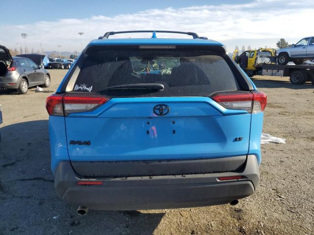 JTMK1RFV2KD501397 - 2019 TOYOTA RAV4 LE BLUE photo 6