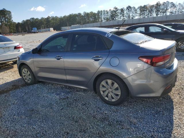 3KPA24AD3LE328905 - 2020 KIA RIO LX GRAY photo 2