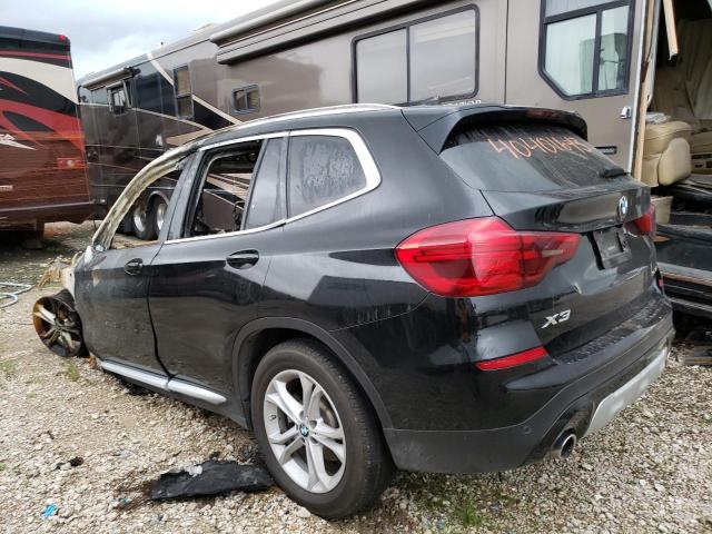 5UXTR7C5XKLF24374 - 2019 BMW X3 SDRIVE30I BLACK photo 2