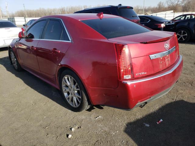 1G6DL5E3XC0133462 - 2012 CADILLAC CTS PERFORMANCE COLLECTION RED photo 2