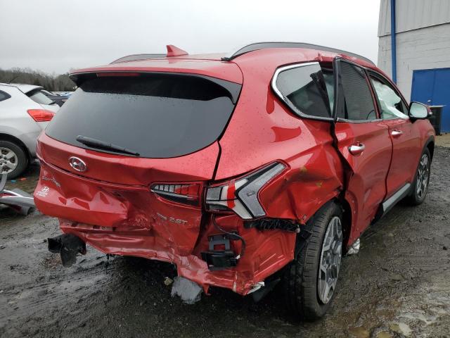 5NMS4DAL5PH553184 - 2023 HYUNDAI SANTA FE LIMITED RED photo 3