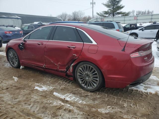 3LN6L2J91ER813439 - 2014 LINCOLN MKZ BURGUNDY photo 2